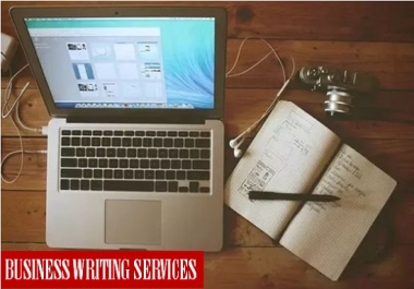 Writing,  proofreading and editing of business plans,  sales copies and other writing