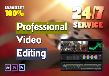 Professional Video Editing and animation services Within 24 Hours
