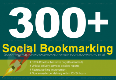 300+ High Quality Social Bookmarking Your Website Up on the First Page of Google