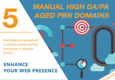 Get Your GOOGLE Serp Higher With 5 Permanent DA35+ PBNs Backlinks