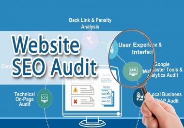 Review Your Website And Provide A Detailed SEO Audit Report