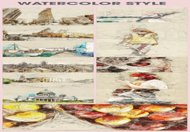 Convert Your Photo To Watercolor - 5 Images