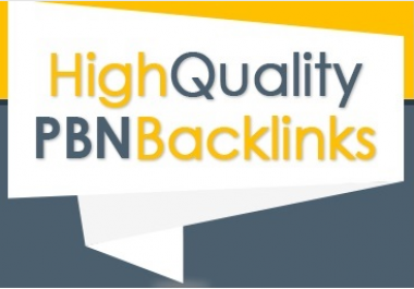 BULID 20 HIGH QUALITY PBN BACKLINKS