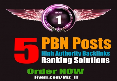 PREMIUM NETWORK 2022 5 High Authority PBN - DA upto 30+ TF upto 30+