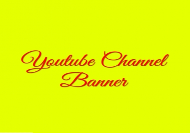 Design a Y-Tube channel banner
