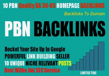 Buy 10 DA-PA 30-65 PBN Permanent Homepage Backlinks Cheap- 724ws PBN Backlinks Rocket You in 45 days