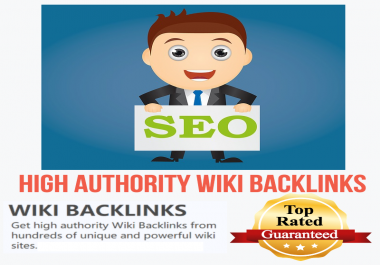 100 Unique High Authority Wiki Backlinks