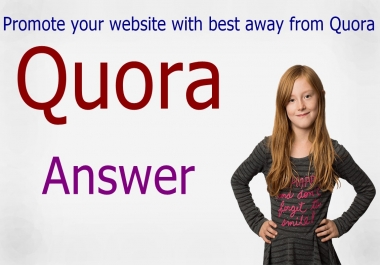 Increase your website traffic and business WITH 4 HQ Quora Answer and clickable Backlinks