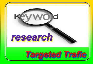 Research 30 most profitable keywords for your site