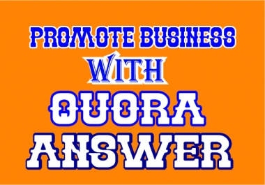 Promote Your Business Quora Answer Backlinks