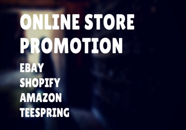 Seo Promotion Of Amazon,  Shopify,  Ebay And Teespring