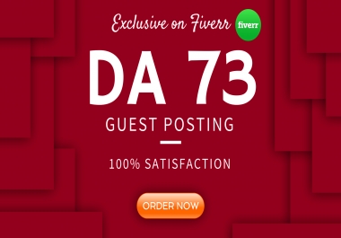 I Provide Guest Post On Da 73 And Pa 78 Website