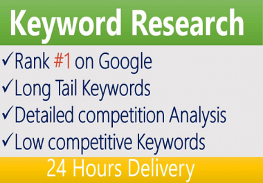 I do the best profitable SEO Keyword Research in 24 hours