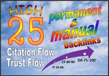 25 Permanent Links from Trust sites