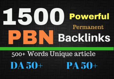 Create 1500 PBN backlinks for higher google ranking