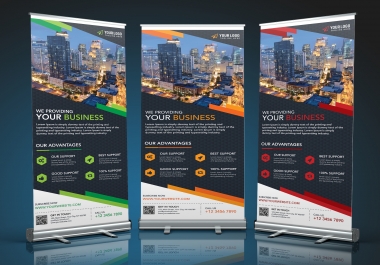 Design Eye Catching Roll Up Banner In 24 Hours