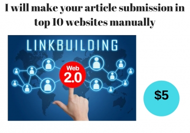 Submit your article in top 10 websites