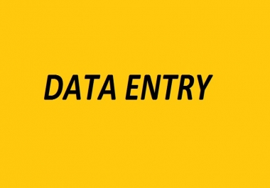 Better Data entry work for you