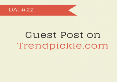 Post a Guest post on Trendpickle. com