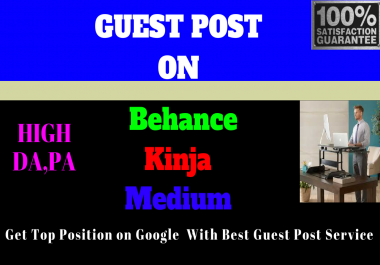 write and publish high quality guest post on business related websites
