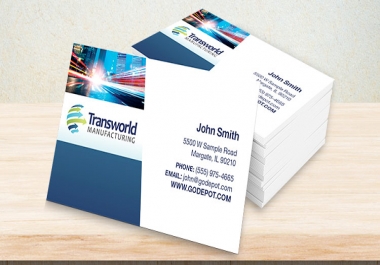 Design Business card with two concepts