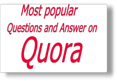Promote your website for 30 best Quora Answer