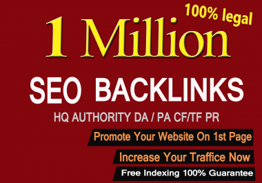 Create 1,000,000 Gsa, Dofollow, Seo Backlinks For Your Website