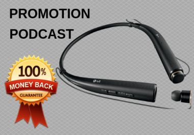 Provide Podcast Promotion Top Ranking