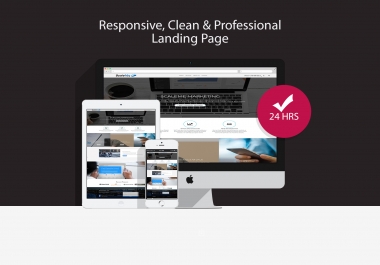 I will create a responsive landing page in wordpress