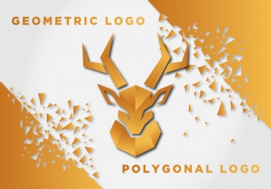 design modern,  polygonal, origami,  geometric logo