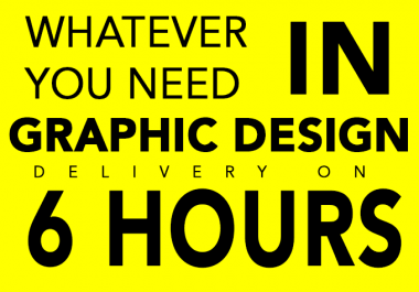 any graphic design work in 24 hours