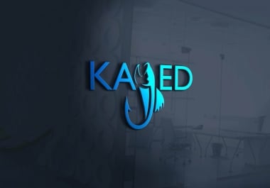 design super unique fishing logo with unlimited revisions