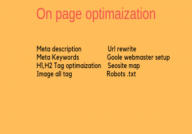 Do Yours On Page Optimization