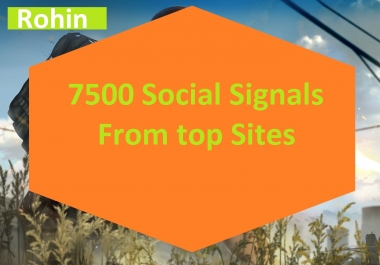 7500 Real SEO Social Signals from top 4 sites Tumblr xing pinterest social bookmark