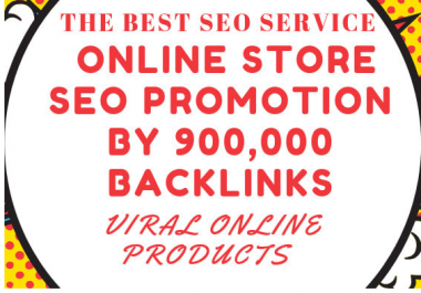 Do online store SEO promotion by 900,000 backlinks