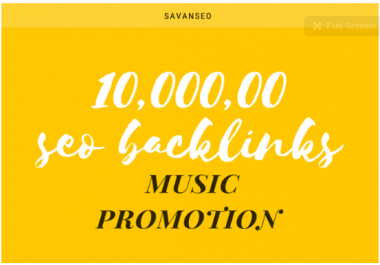 10,000, 00 seo backlinks for music promotion
