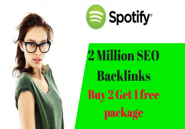 do 2 million seo backlinks for music promotion to boost ranking and fans