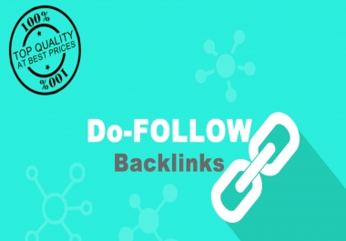 Do 200 High Quality SEO Backlinks,  Dofollow With Anchor Text