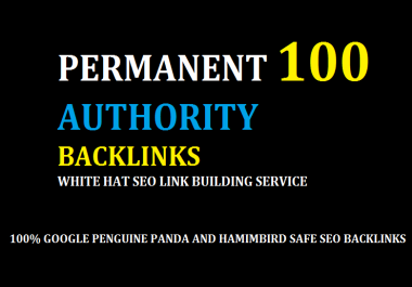 create 100 backlinks, from high da tf cf
