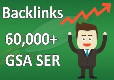 do 60,000 gsa, ser, backlinks for seo