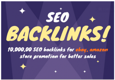 do 10,000, 00 SEO backlinks for amazon store promotion for better sales