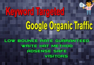 Send Worldwide Social or Organic with Low Bounce Rate traffic for incrase your google ranking