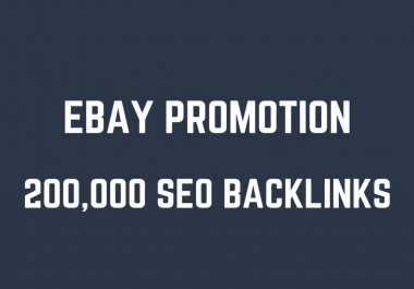 help you rank higher on ebay by 200,000 SEO backlinks