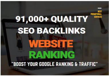 create 519,980 quality SEO backlinks for website ranking and promotion