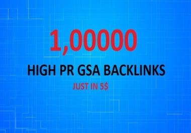 build high quality 100k gsa ser backlinks for higher ranking
