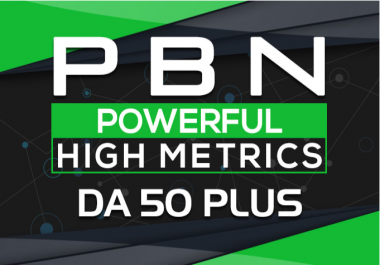 build 80 manual da 50 plus homepage pbn post backlinks promotion