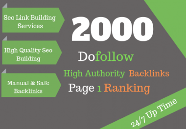 create 2000 dofollow backlink To rank your website