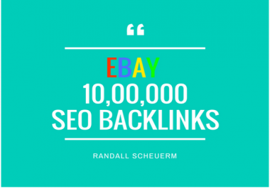 Make 10, 00,000 GSA SEO backlinks for ebay sales fba and listings