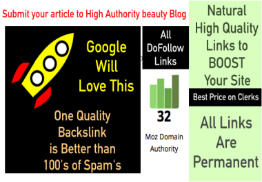 Guest Post in High Authority Site Health & Beauty to Improve Ranking & Traffic