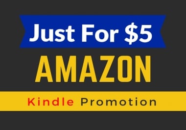 do amazon kindle promotion professinoally
